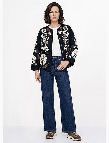 Veste matelassée inspiration bohème - afibel