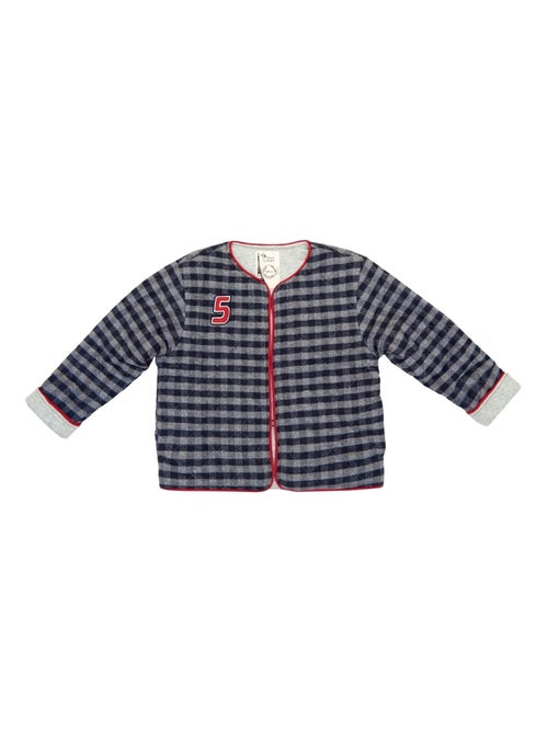 Veste Matelassée   Laine Carreaux Vichy   ELOÏSE - La Faute à Voltaire - Kiabi