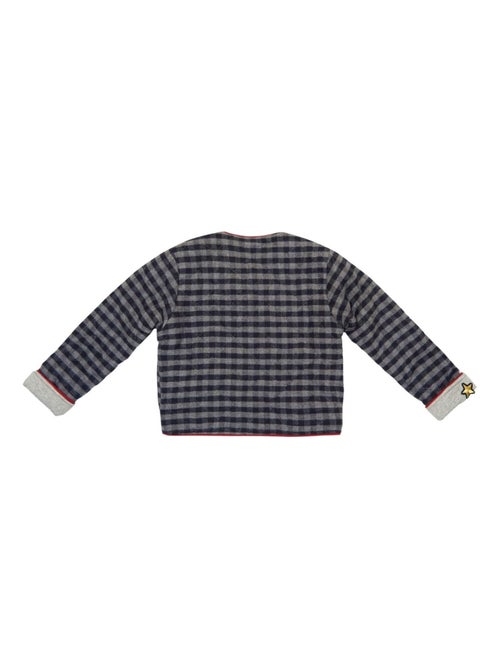 Veste Matelassée   Laine Carreaux Vichy   ELOÏSE - La Faute à Voltaire - Kiabi