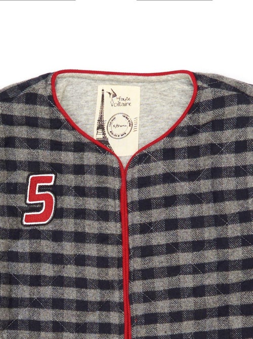 Veste Matelassée   Laine Carreaux Vichy   ELOÏSE - La Faute à Voltaire - Kiabi