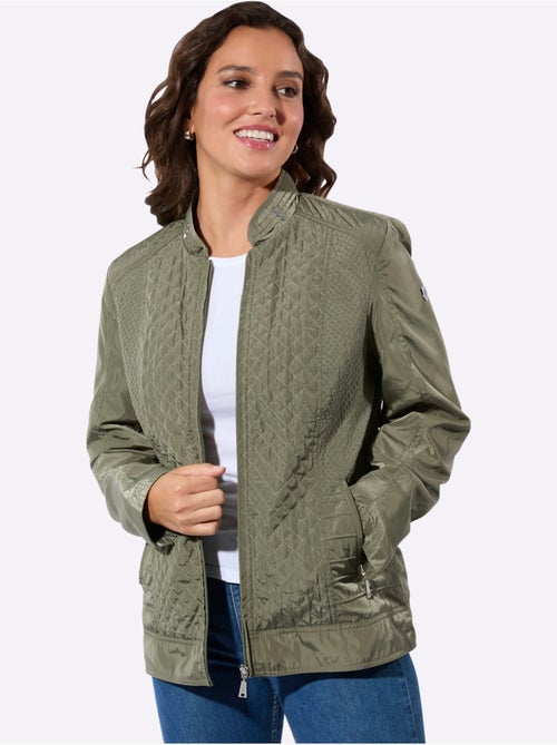 Veste Matelassée Mélange De Motifs - Taille Standard - Witt - Kiabi