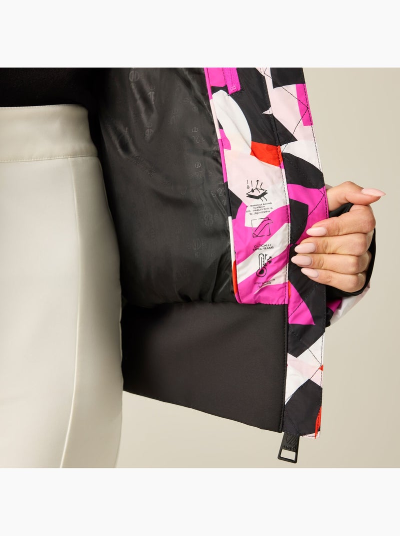 Veste matelassée motif/style abstrait glitz - dare 2b Rose - Kiabi