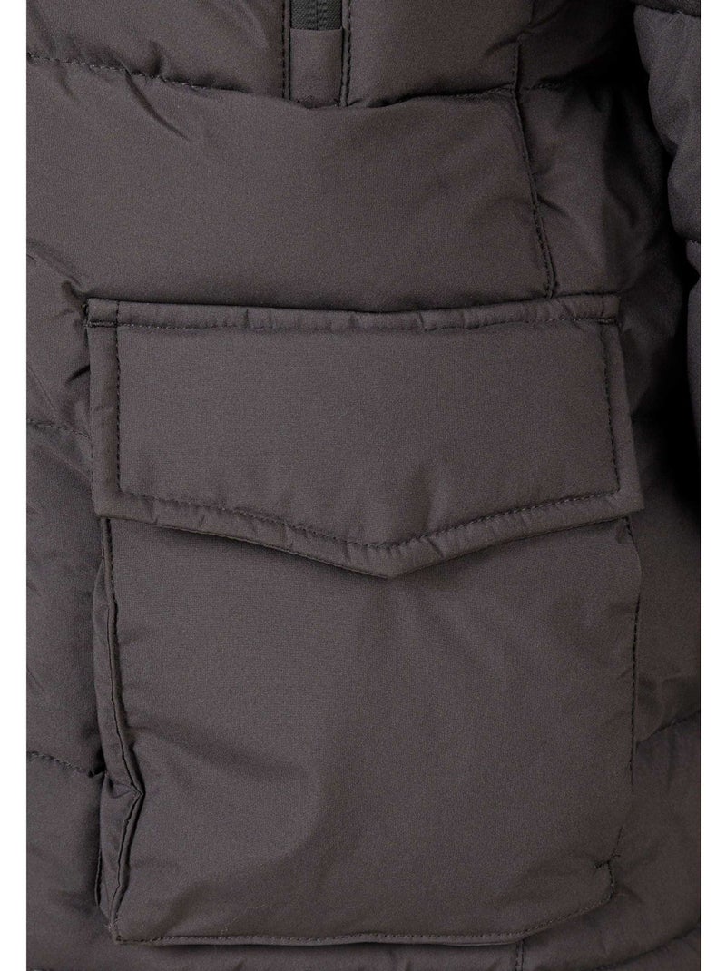Veste matelassée motif/style badge métallique - minoti Gris - Kiabi