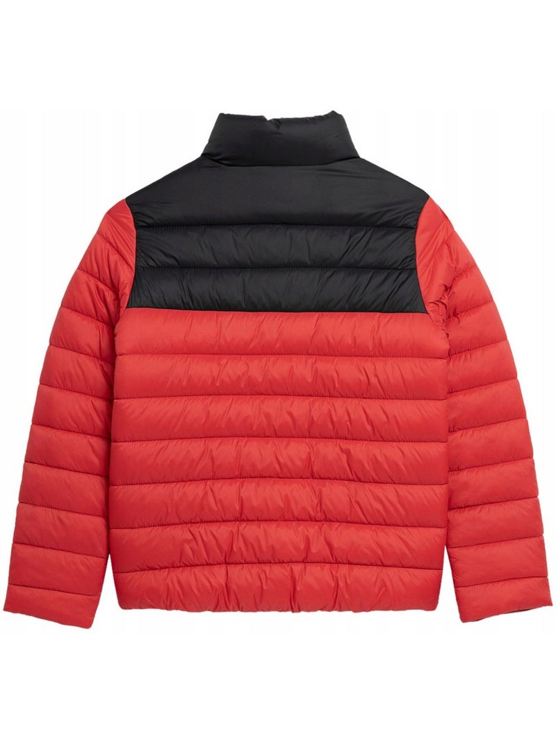 Veste matelassée motif/style blocs de couleurs - 4f Rouge - Kiabi