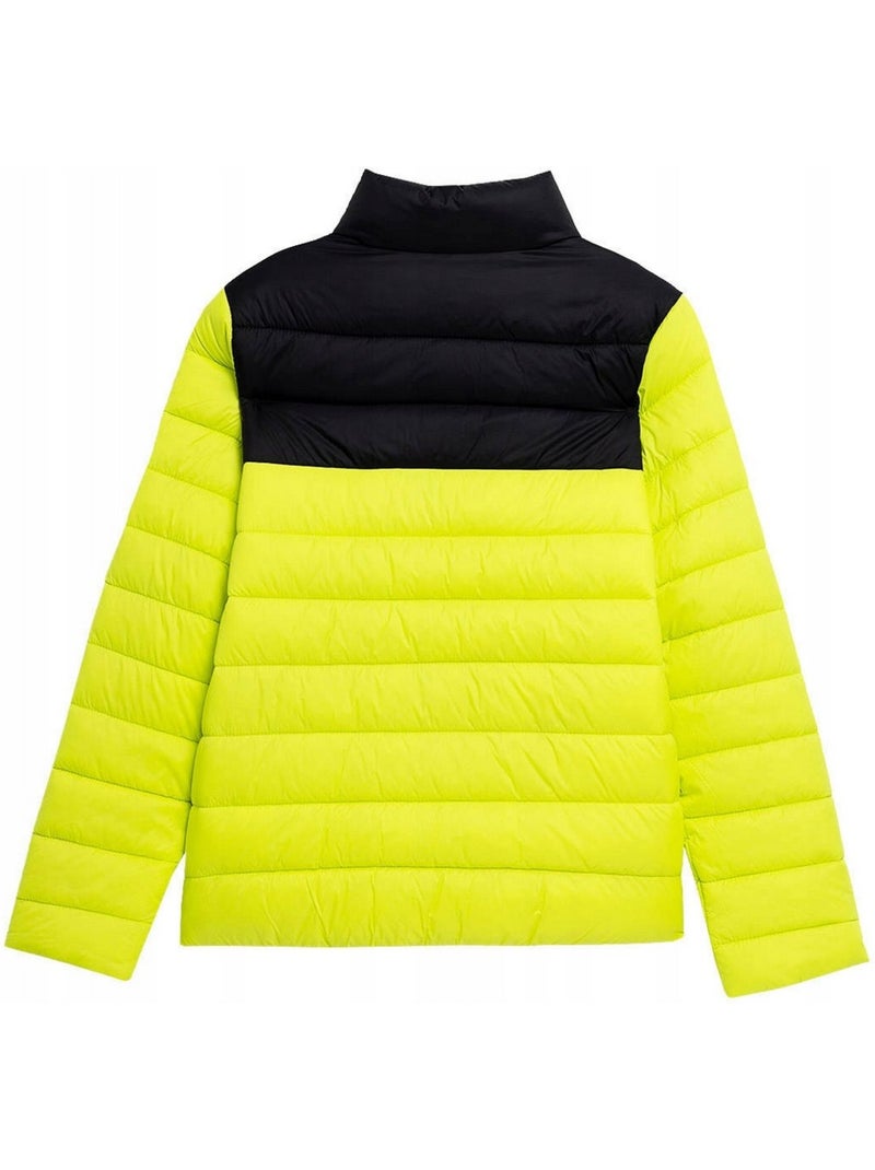 Veste matelassée motif/style blocs de couleurs - 4f Vert - Kiabi