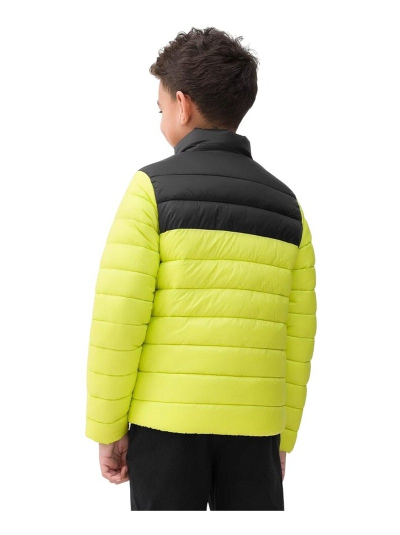 Veste matelassée motif/style blocs de couleurs - 4f Vert - Kiabi