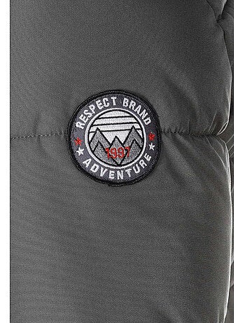 Veste matelassée motif/style bord duveteux - minoti