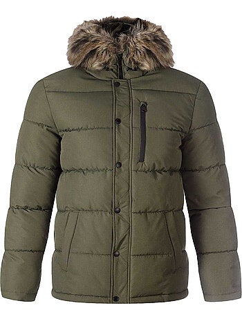 Veste matelassée motif/style bord duveteux - minoti