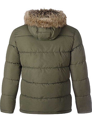 Veste matelassée motif/style bord duveteux - minoti
