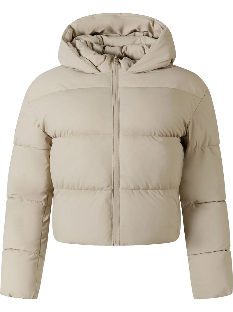 Veste matelassée motif/style matelassé - minoti Beige - Kiabi
