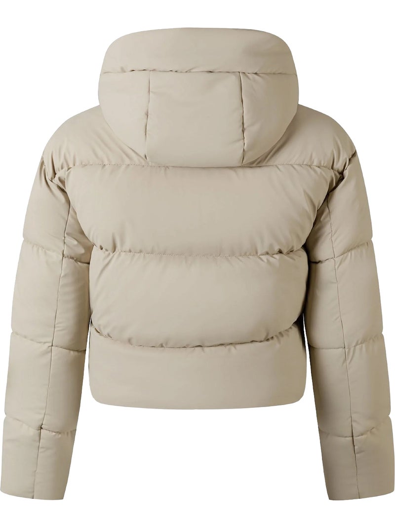 Veste matelassée motif/style matelassé - minoti Beige - Kiabi