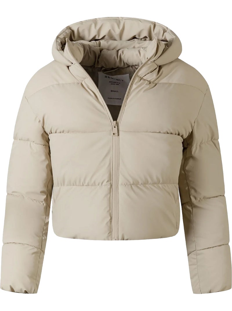 Veste matelassée motif/style matelassé - minoti Beige - Kiabi
