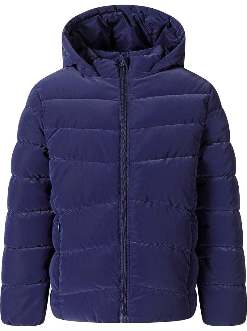 Veste matelassée motif/style matelassé - minoti Bleu marine - Kiabi