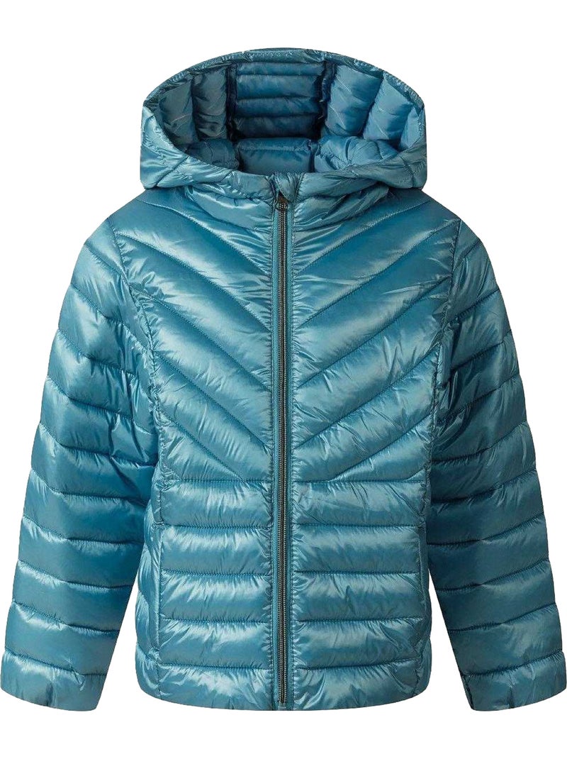 Veste matelassée motif/style matelassé - minoti Bleu marine/Turquoise - Kiabi