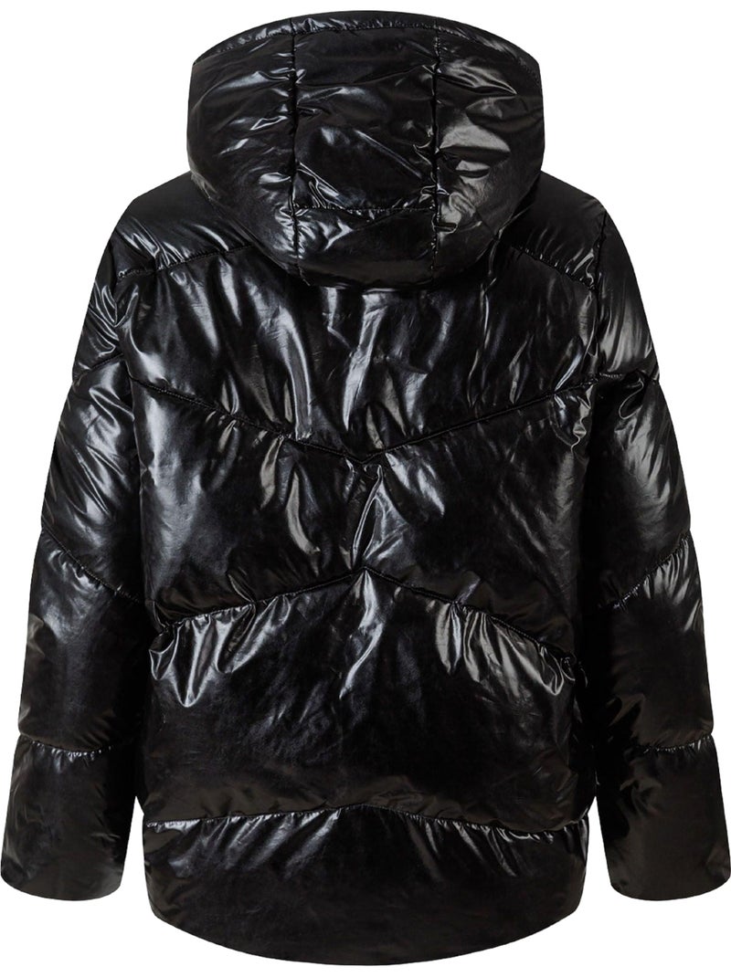 Veste matelassée motif/style matelassé - minoti Noir - Kiabi