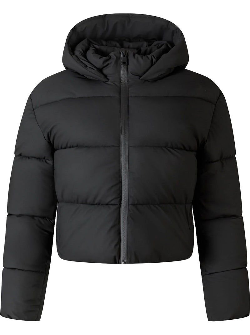 Veste matelassée motif/style matelassé - minoti Noir - Kiabi