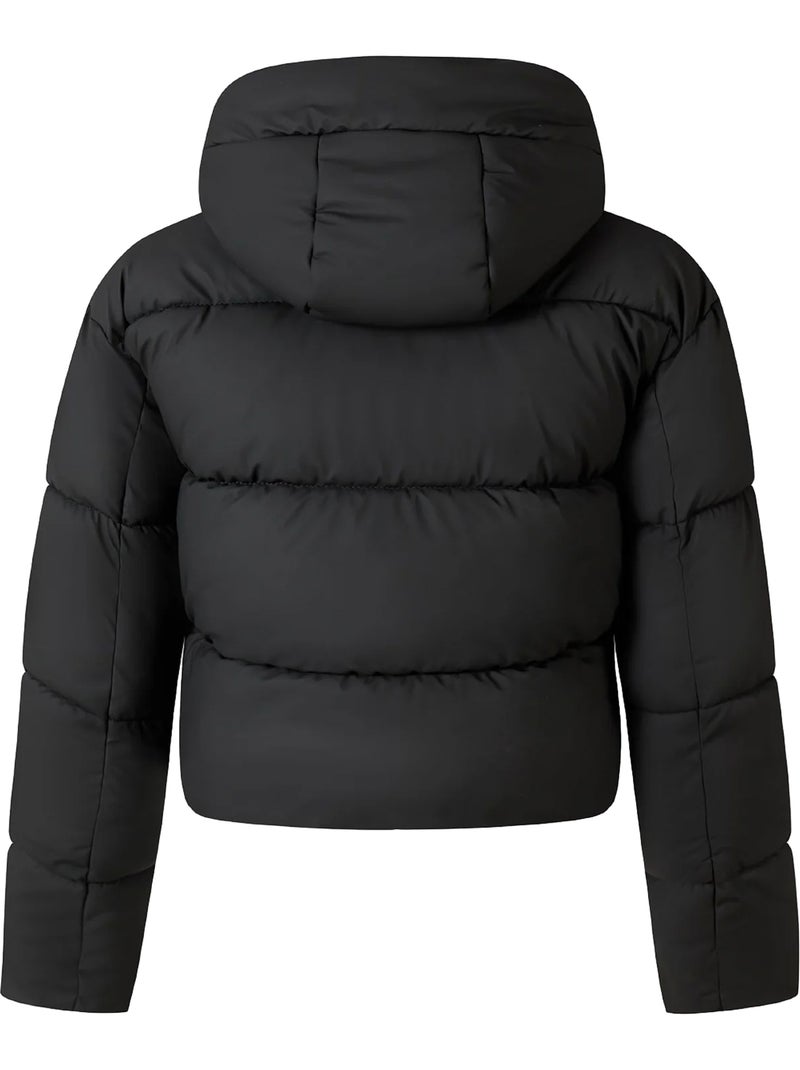 Veste matelassée motif/style matelassé - minoti Noir - Kiabi