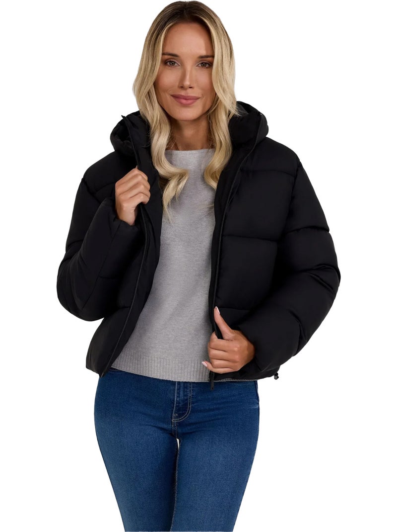 Veste matelassée motif/style matelassé - minoti Noir - Kiabi
