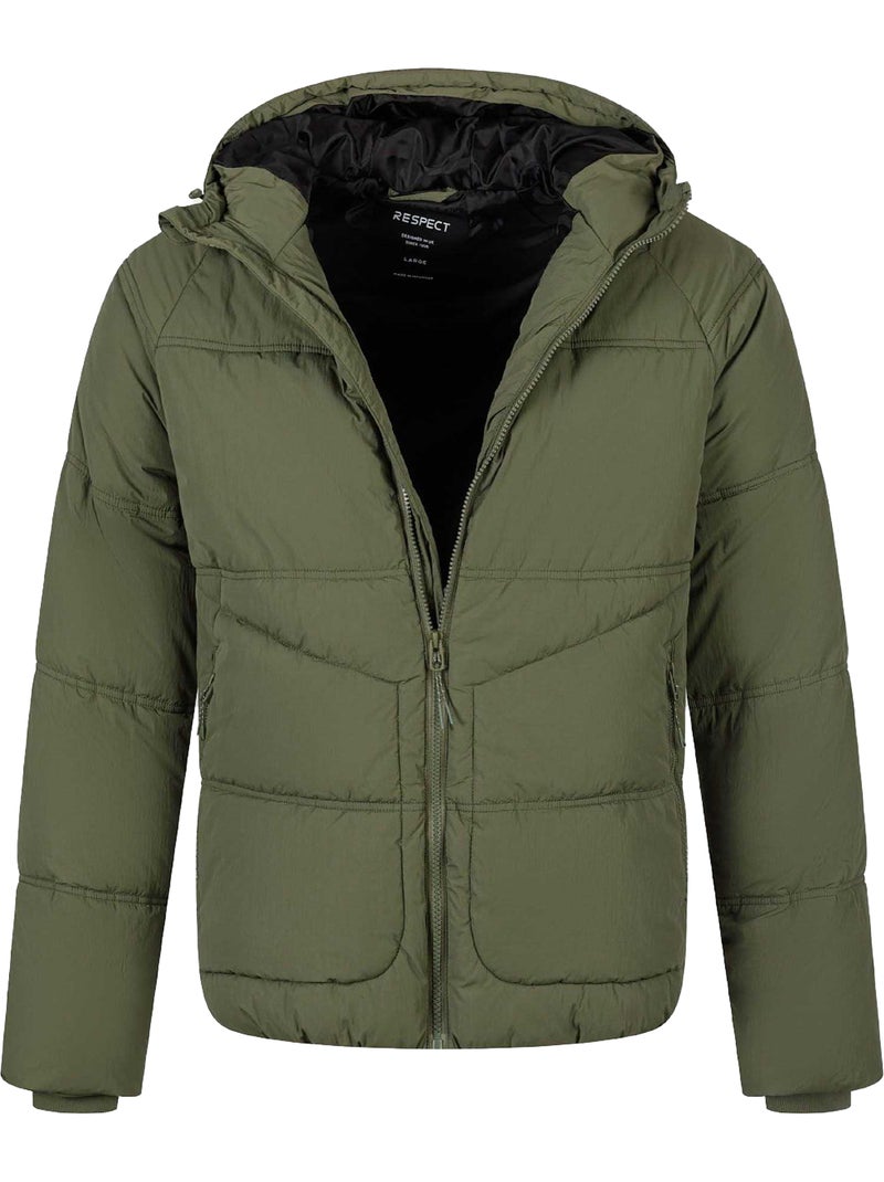 Veste matelassée motif/style matelassé - minoti Vert kaki - Kiabi
