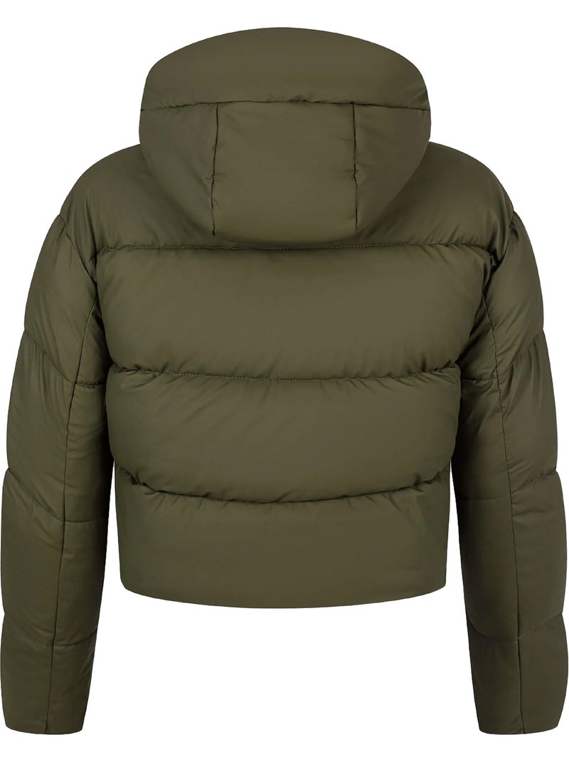 Veste matelassée motif/style matelassé - minoti Vert kaki - Kiabi