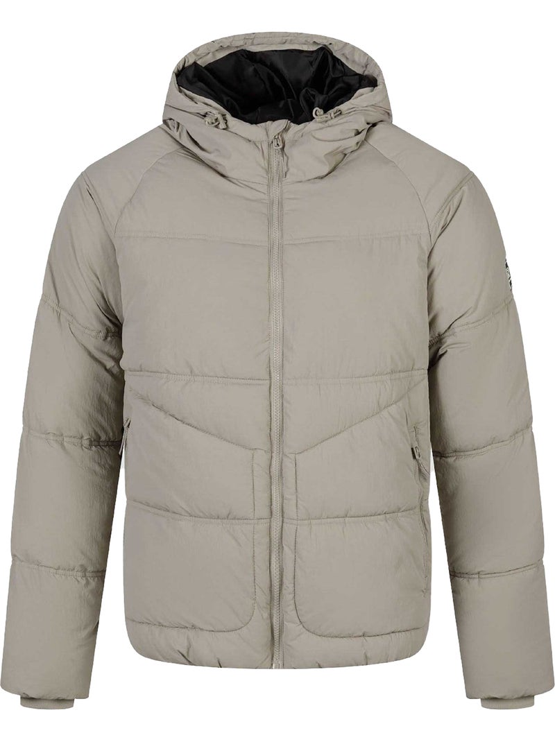 Veste matelassée motif/style matelassé - respect Gris - Kiabi