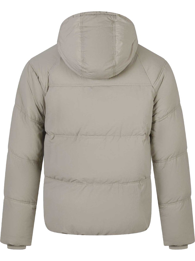Veste matelassée motif/style matelassé - respect Gris - Kiabi