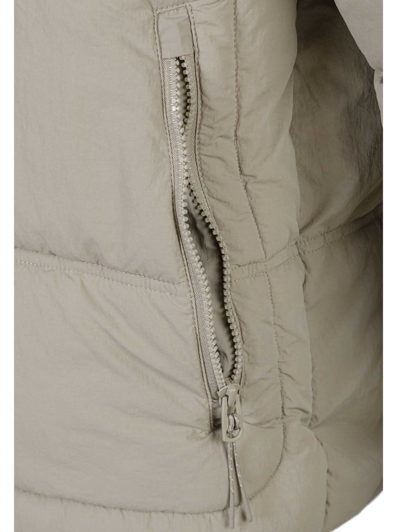 Veste matelassée motif/style matelassé - respect Gris - Kiabi