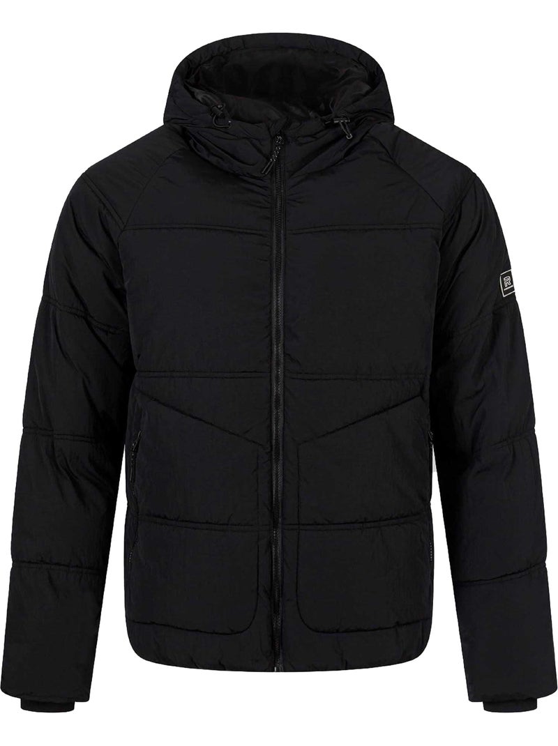 Veste matelassée motif/style matelassé - respect Noir - Kiabi