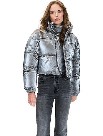 Veste matelassée motif/style métallisé - minoti