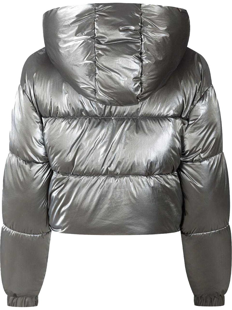 Veste matelassée motif/style métallisé - minoti Gris - Kiabi