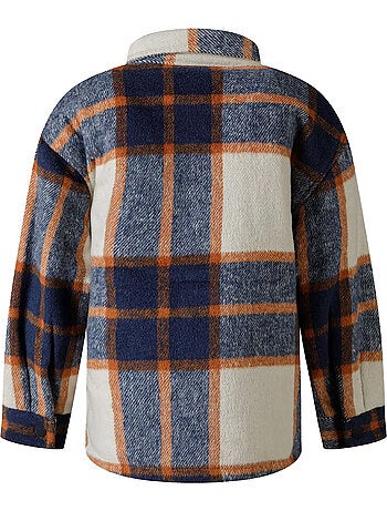 Veste matelassée motif/style motif écossais - minoti