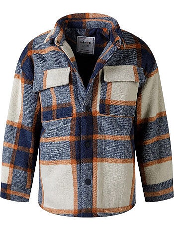 Veste matelassée motif/style motif écossais - minoti