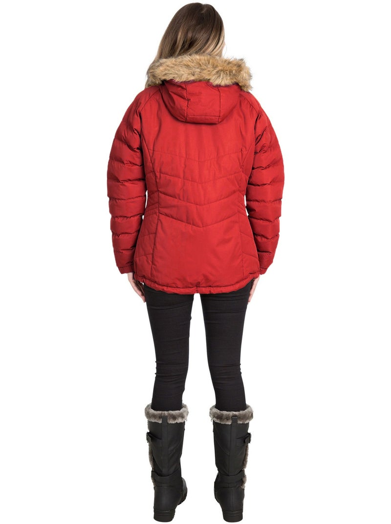 Veste matelassée nadina - trespass Rouge - Kiabi