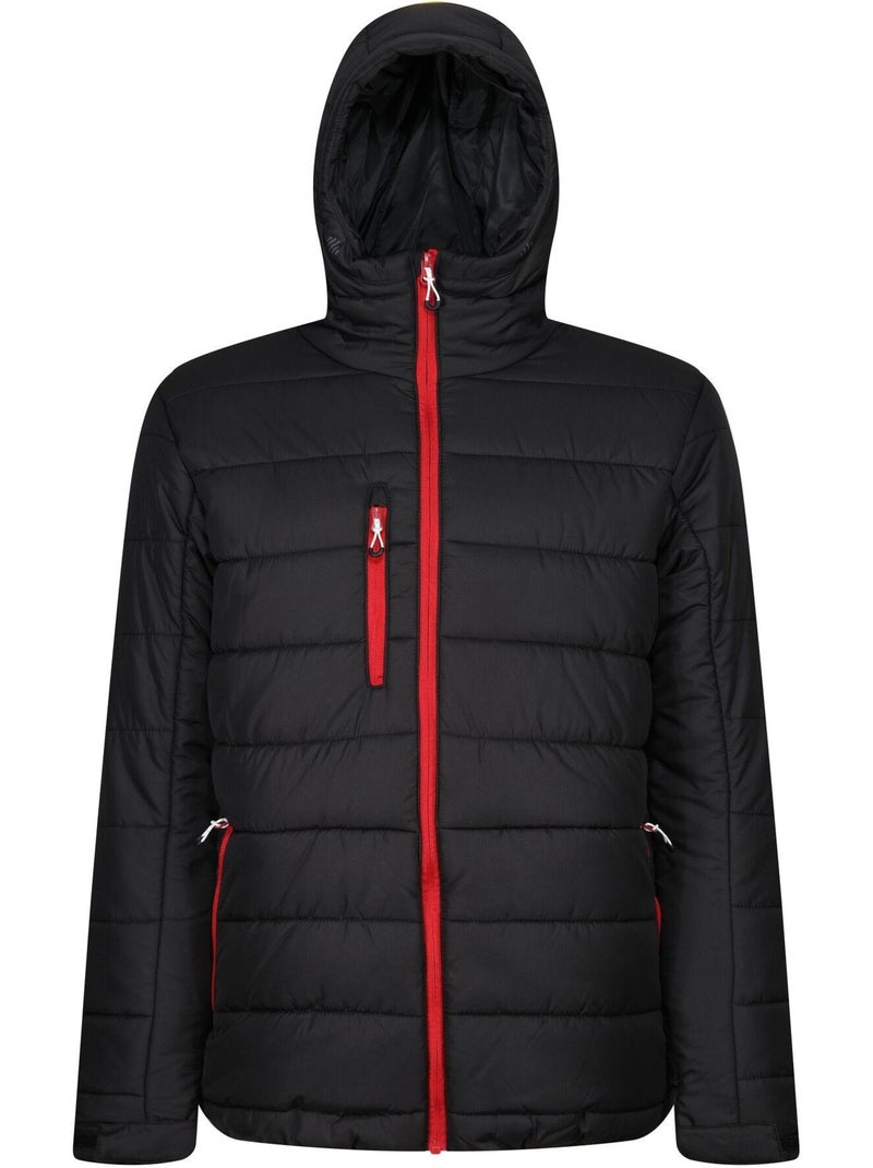 Veste matelassée navigate - regatta Noir Rouge - Kiabi