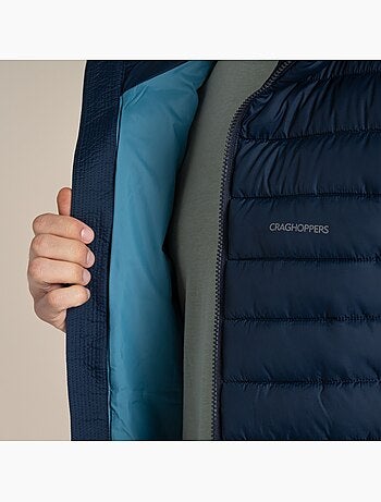 Veste matelassée pliable à capuche compresslite - craghoppers