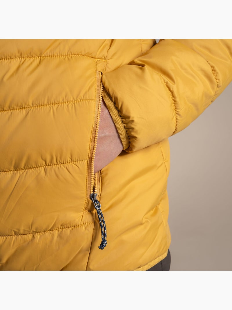 Veste matelassée pliable à capuche compresslite - craghoppers Jaune foncé - Kiabi