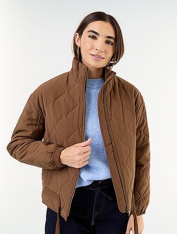 Veste matelassée resserable à la taille