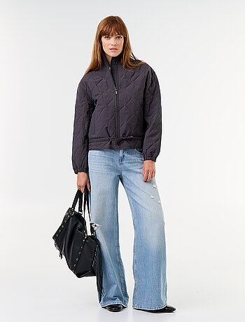 Veste matelassée resserable à la taille