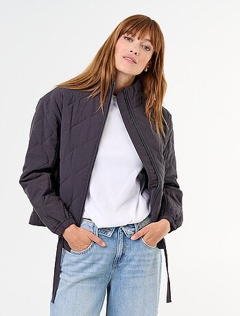 Veste matelassée resserable à la taille