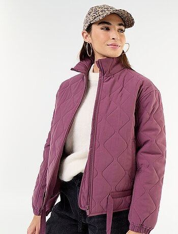 Veste matelassée resserable à la taille