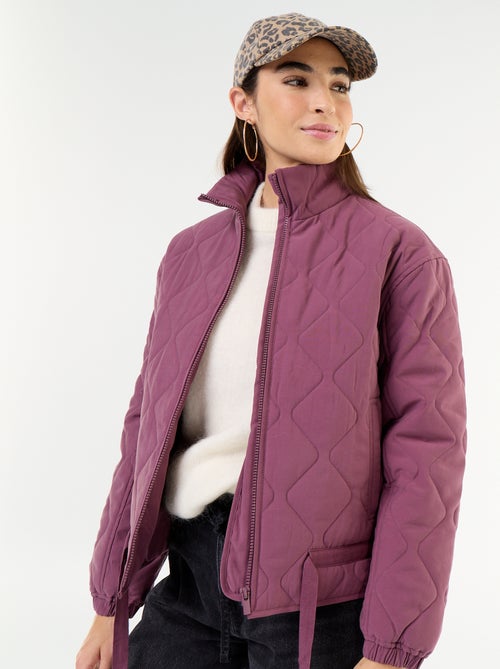 Veste matelassée resserable à la taille - Kiabi Veste matelassée resserable à la taille - Kiabi