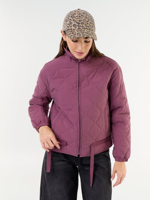 Veste matelassée resserable à la taille - Kiabi Veste matelassée resserable à la taille - Kiabi