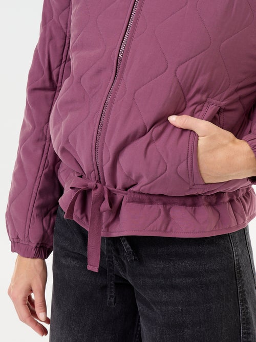 Veste matelassée resserable à la taille - Kiabi Veste matelassée resserable à la taille - Kiabi