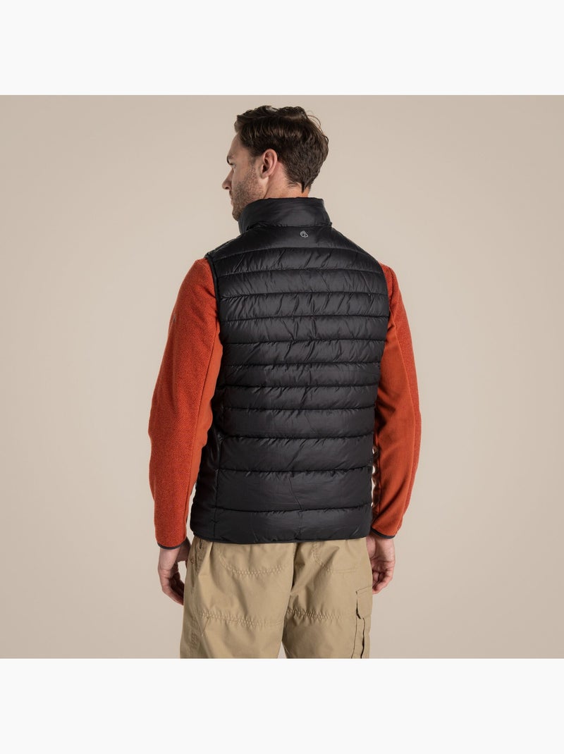 Veste matelassée sans manches à col montant compresslite - craghoppers Noir - Kiabi