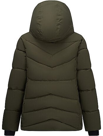 Veste matelassée unie à capuche ajustable lustre - dare 2b