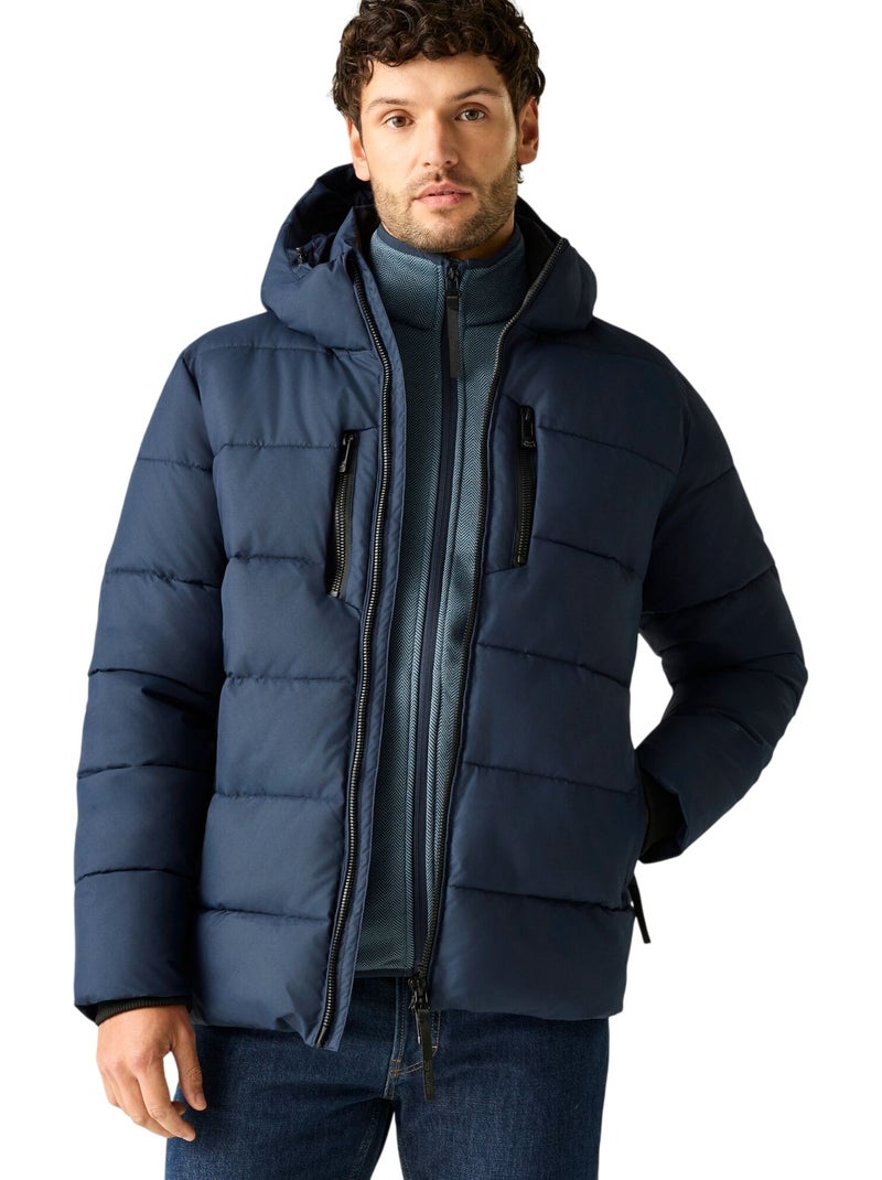 Veste matelassée unie à capuche amovible dissimulée layska - regatta Bleu marine - Kiabi