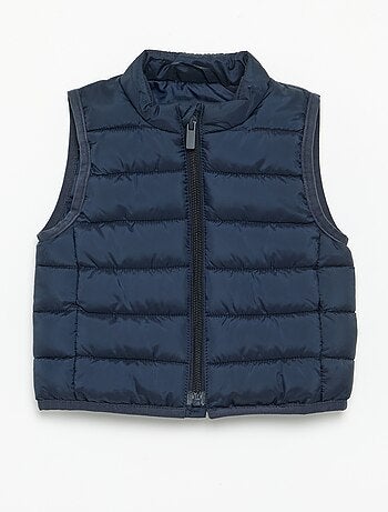 Veste matelassée unie sans manches