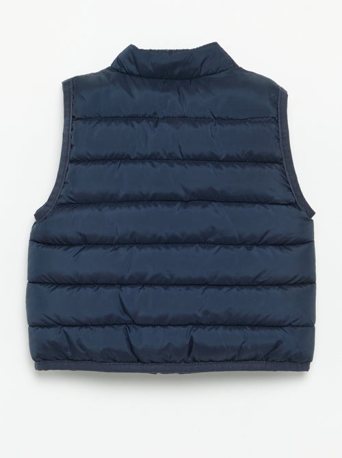 Veste matelassée unie sans manches - Kiabi