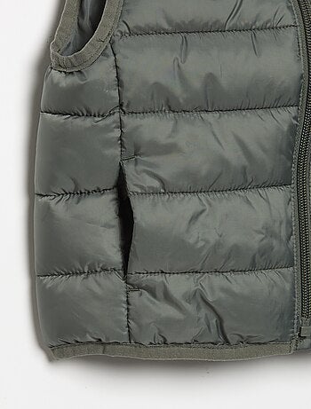 Veste matelassée unie sans manches