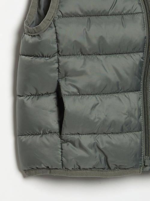 Veste matelassée unie sans manches - Kiabi